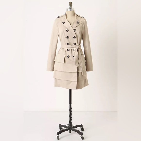 Jackets & Blazers - Anthropologie Two Paths Trench Coat